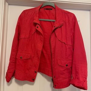 Cute lightweight jacket (pale red)
